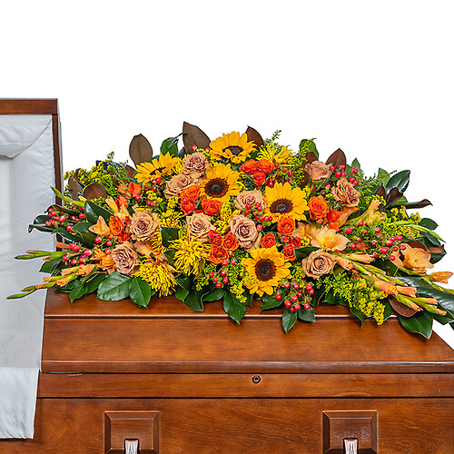 Sunset Serenade Casket Spray