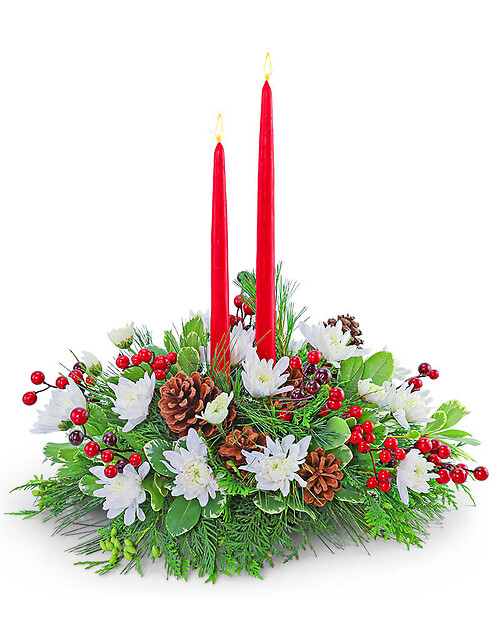 Peace on Earth Candlelight Centerpiece